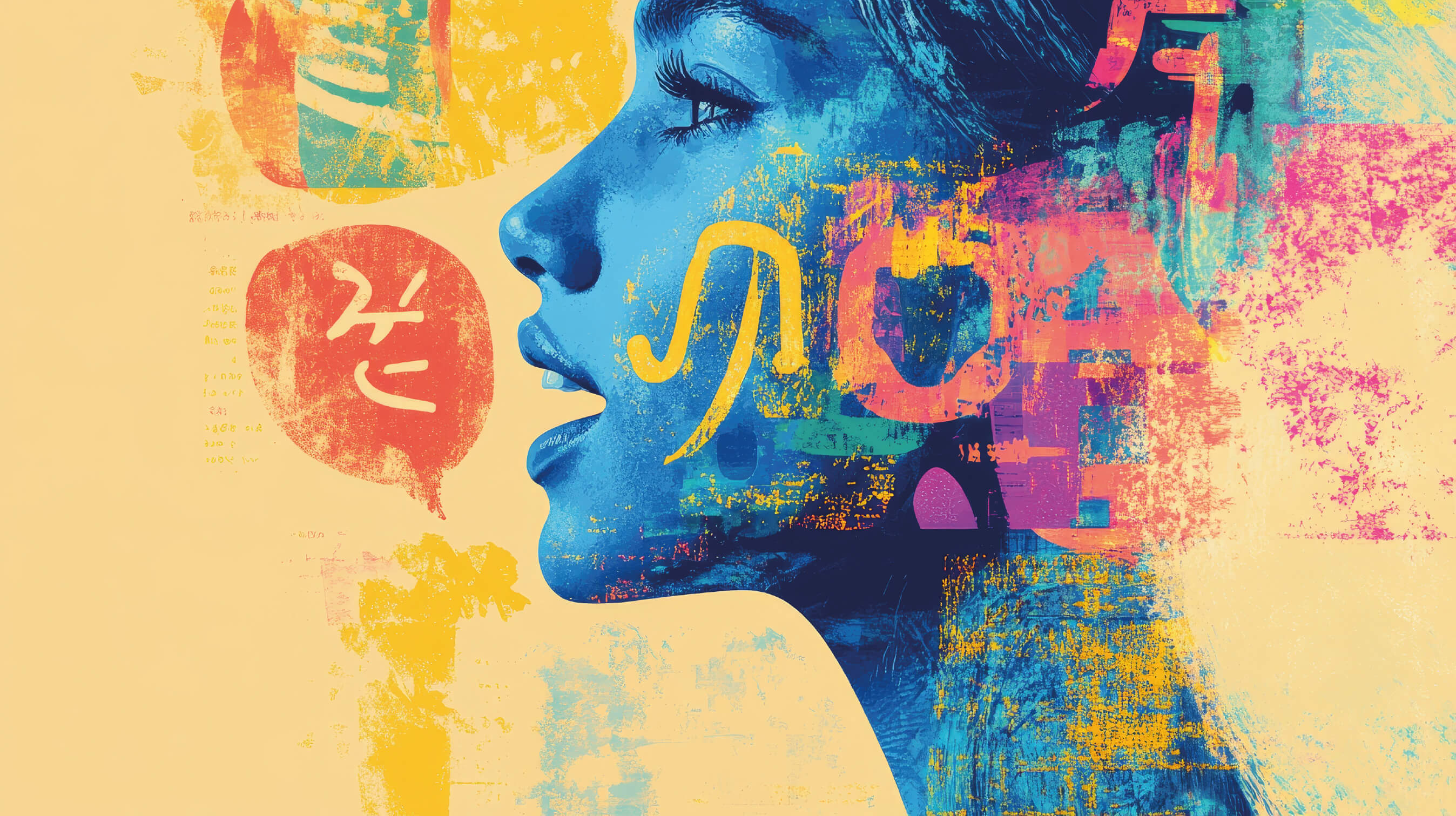 Classe durante un’attività comunicativa per l’apprendimento delle lingue